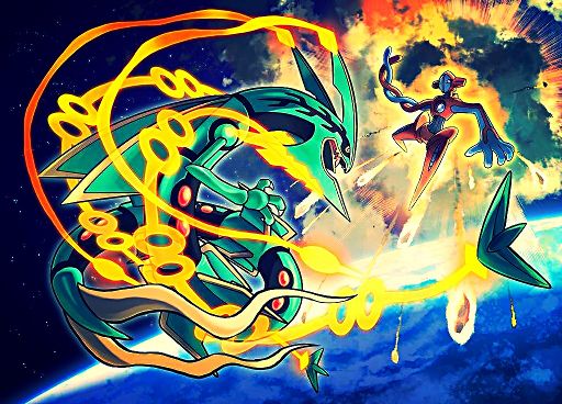 Rayquaza VS Deoxys Art Contest | Pokémon Amino