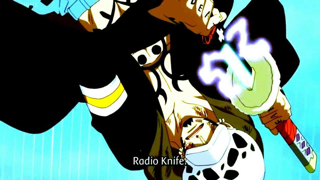 Laws radio knife | Anime Amino