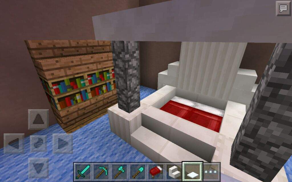 Bedroom And Living Room Minecraft Amino, How To Make A Cool Looking Bed In Minecraft