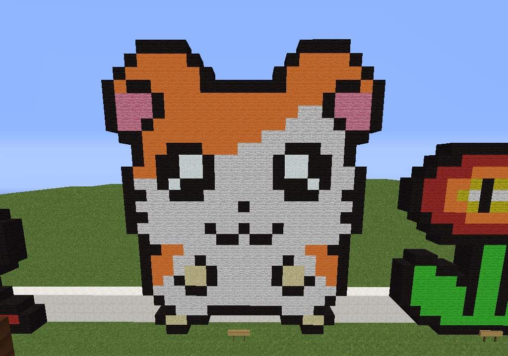 Minecraft Best Builds #2 - Pixel Art.