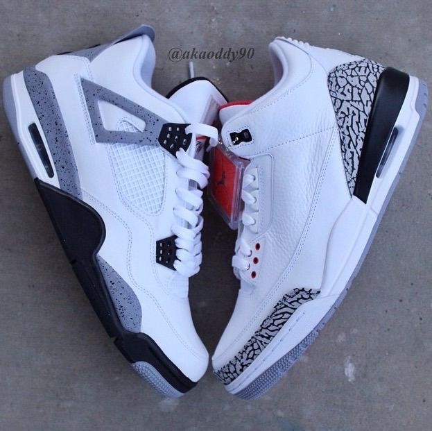 all white cement 3s