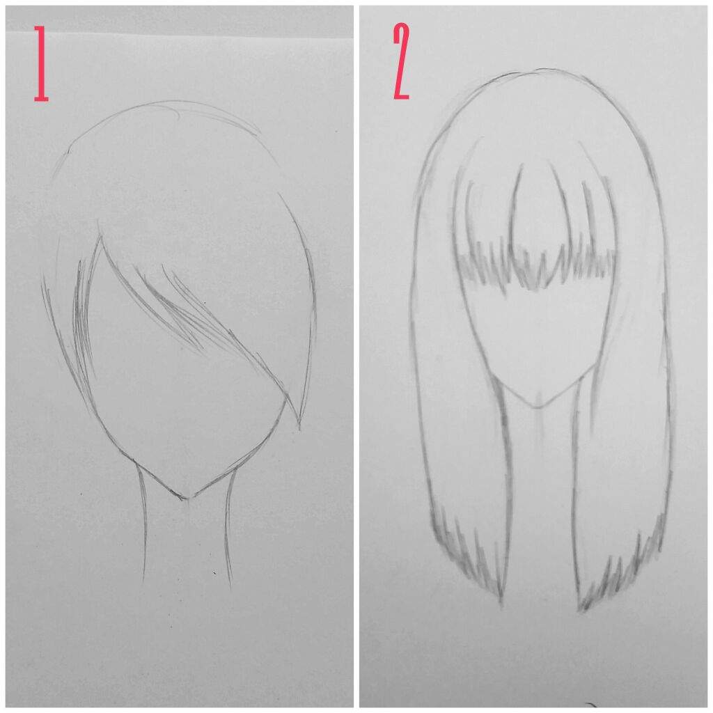 Anime Bangs Tutorial How To Draw The Head And Face Anime Style