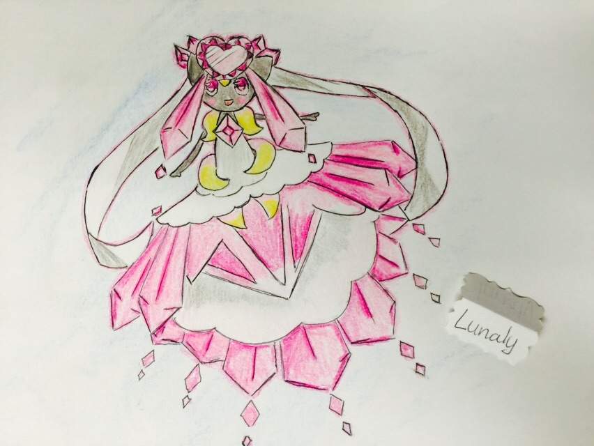 mega diancie coloring pages