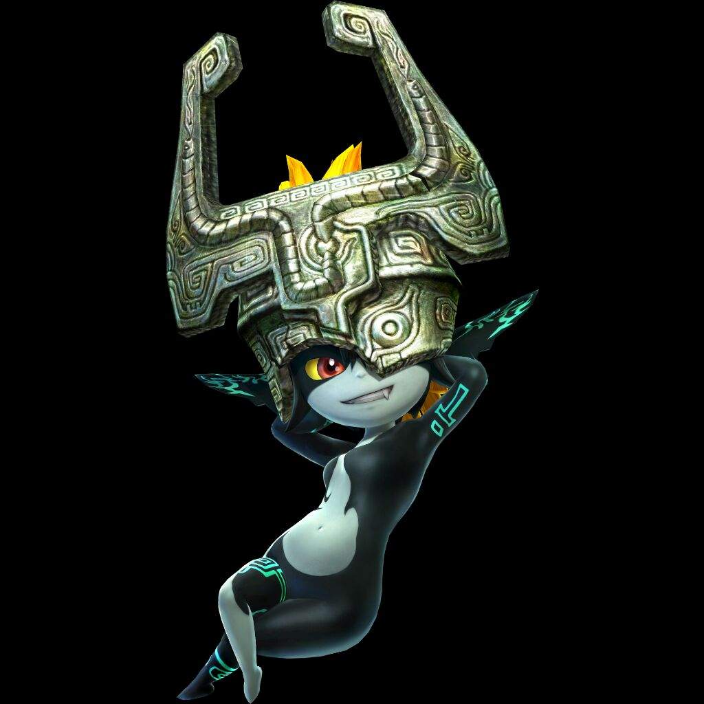 Midna is Link's helper in Twilight Princess(my favorite game o, and sh...