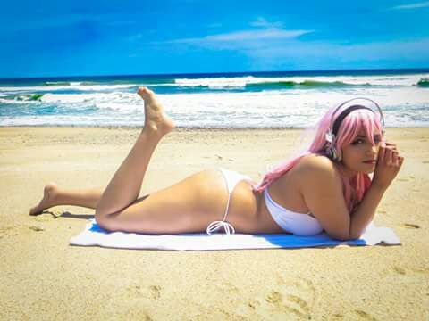 super sonico bikini style