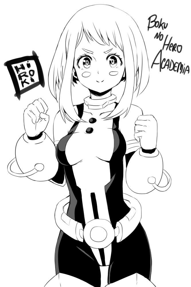 Ochako Uraraka Manga Panels