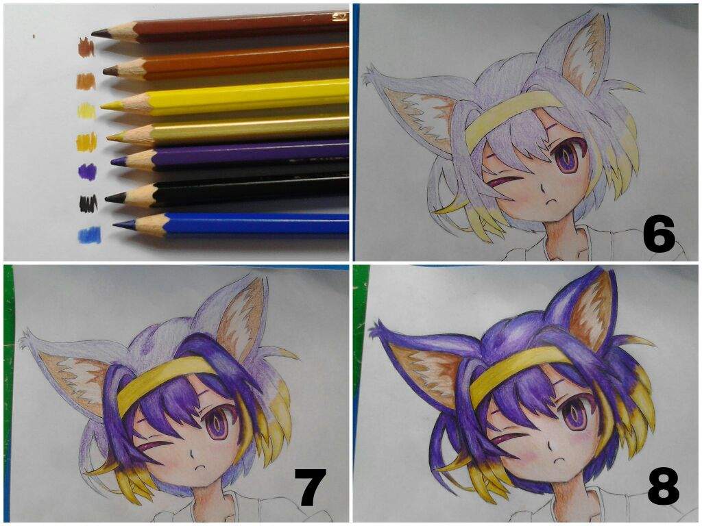 Anime Drawing Using Color Pencil - bestpencildrawing