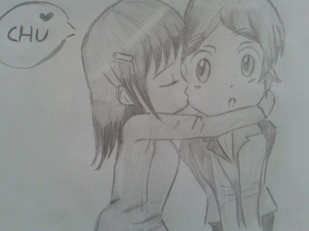 Ruang Belajar Siswa Kelas 6 Anime Drawings Boy And Girl Kissing