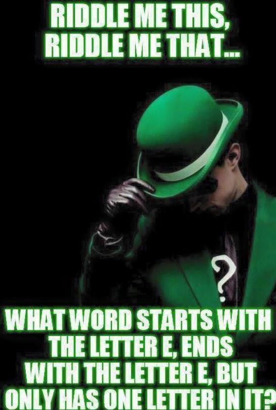 Riddle Me This Riddle Me That Comics Amino