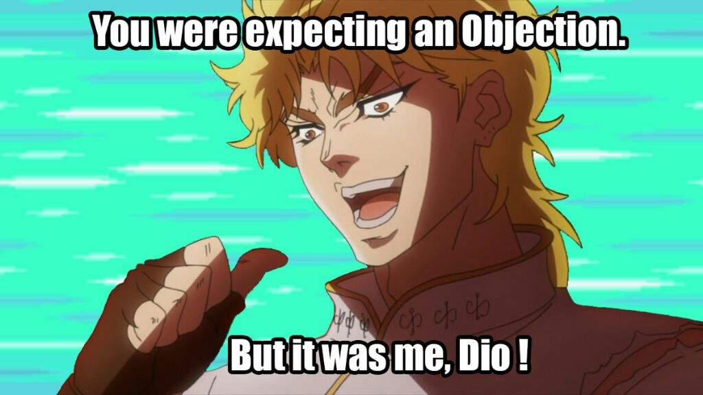 You thought this was a normal post, but it is I Dio | Anime Amino