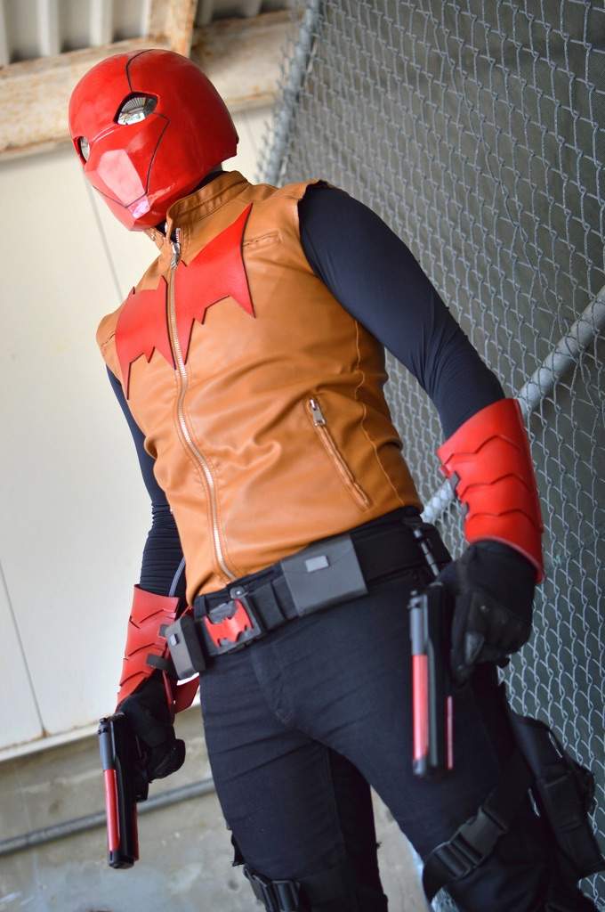 Two weeks ago I had my very first photoshoot in my Red Hood / Jason Todd co...
