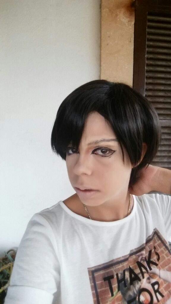 Levi Ackerman Make Up test 2 | Cosplay Amino