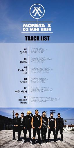 Monsta X Rush Album Tracklist and Teaser | K-Pop Amino