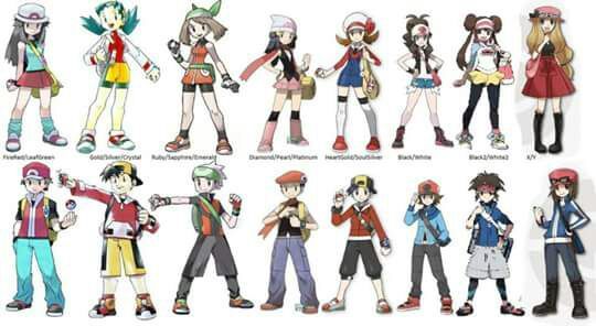 Pokemon trainers | Pokémon Amino