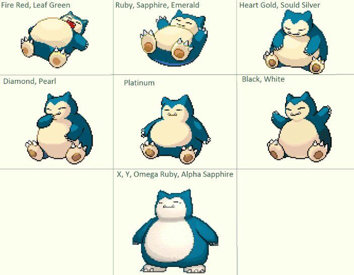 Every pokemon game has happened in the time it takes Snorlax to wake up and...