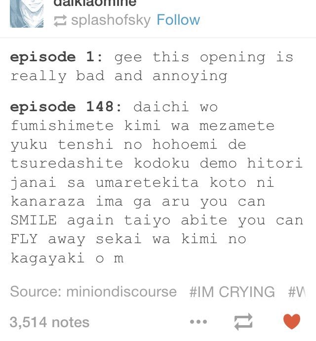 Tumblr anime text posts | Anime Amino