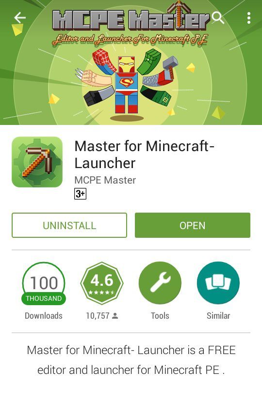 minecraft pe app folder icon