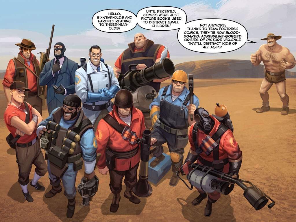 team fortress 2 comics naked tales of valor