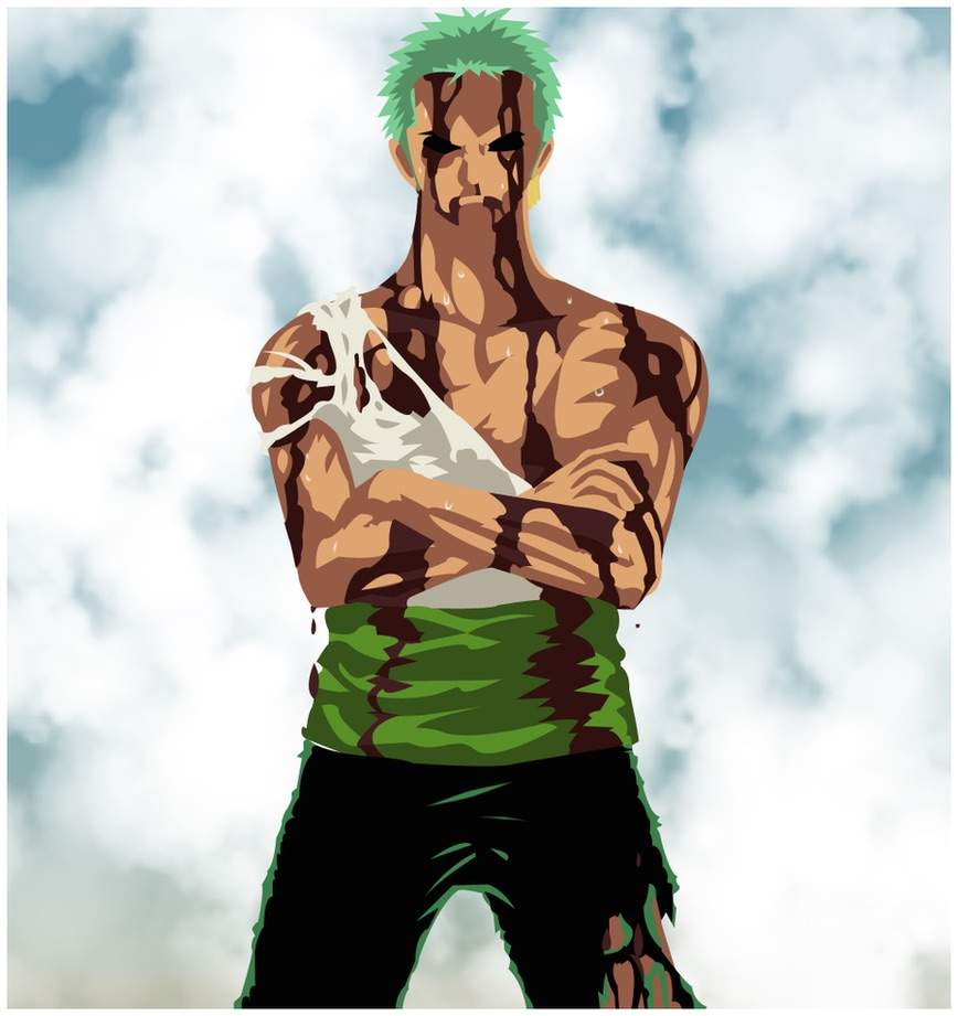 Zoro Manga Panel Wallpaper