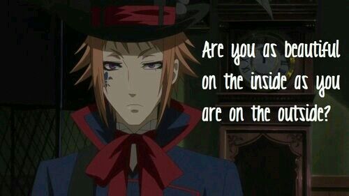 Black Butler Pick Up Lines Anime Amino