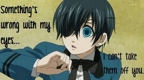 Black Butler Pick-up Lines! | Anime Amino