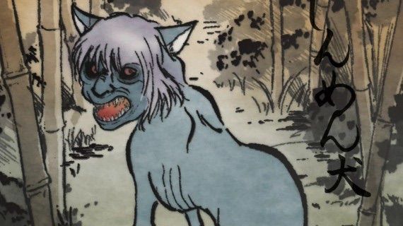 dog human drawing