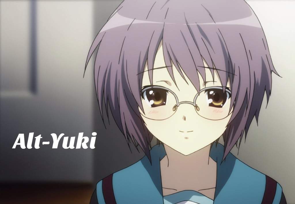 Yuki, Alt-Yuki, Yuki-Chan, and Miss Nagato | Anime Amino