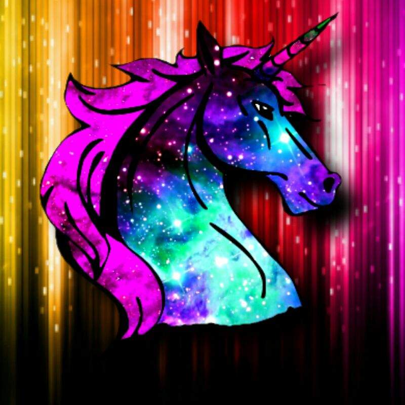 Galaxy Rainbow Unicorn Art Amino