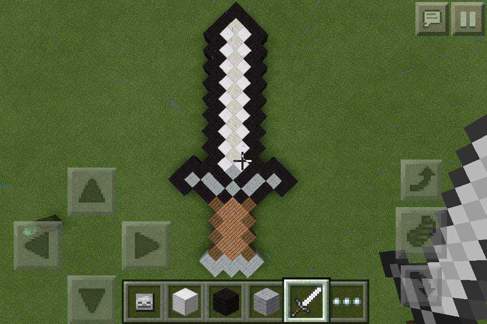 Pixel Art Sword And Skeleton Face Minecraft Amino