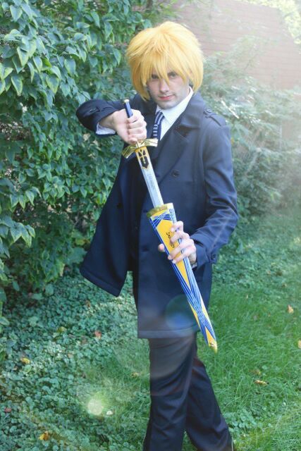 FateZero Male Saber Cospla