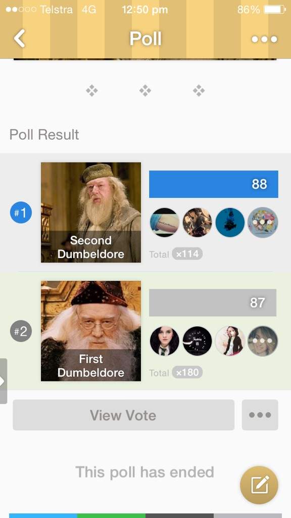 The First Dumbledore Vs Seconde Dumbledore 