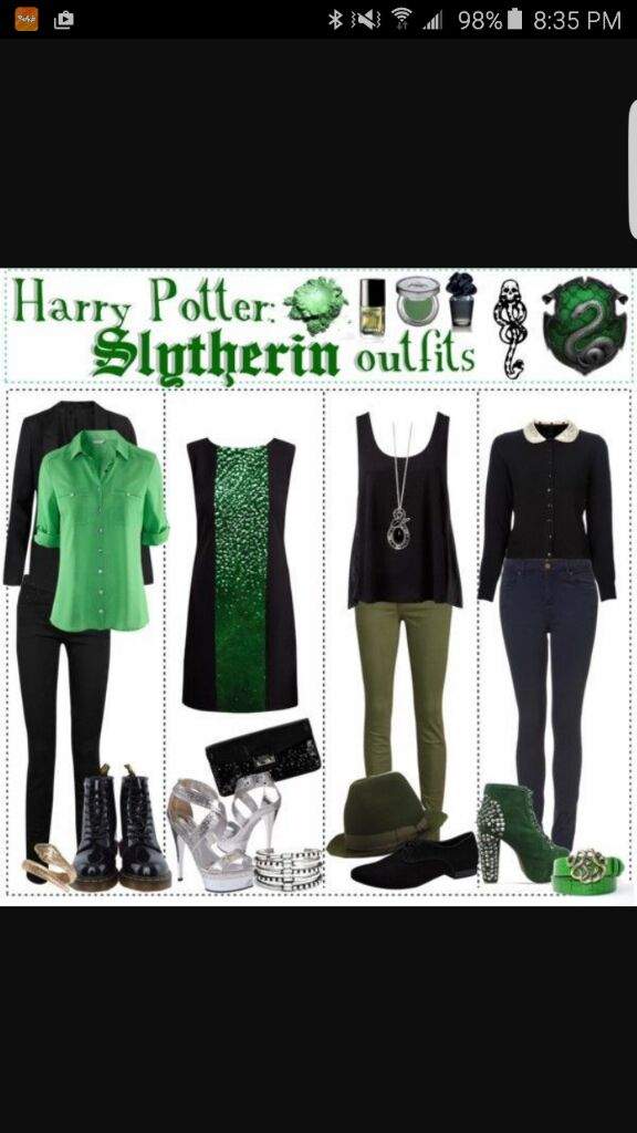 CUTE slithering outfits | Harry Potter Amino