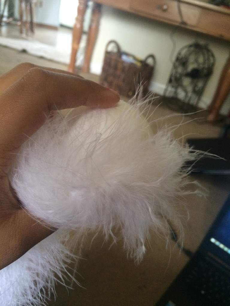 puff ball hair tie