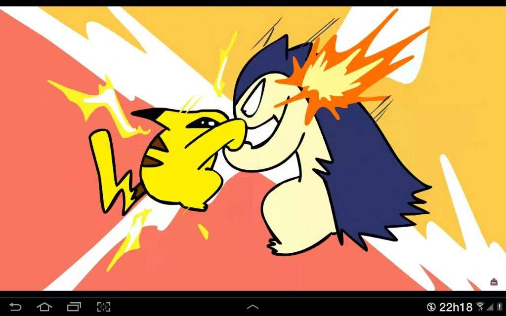 Just A Cool Battle Between Typhlosion And Pikachu And Togetic And Charizard Pokemon Amino