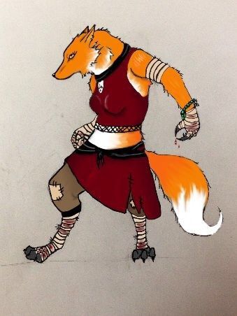 New female humanoid fox | Art Amino