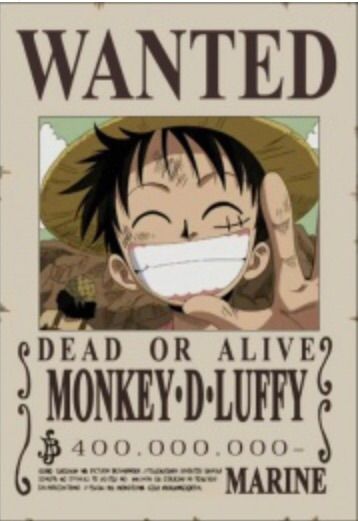 One Piece Wallpaper One Piece Luffy 100 Million Bounty