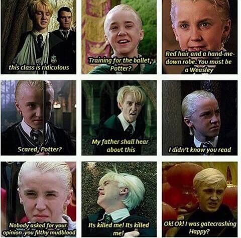 Draco quotes!👊🏼👊🏼 | Harry Potter Amino