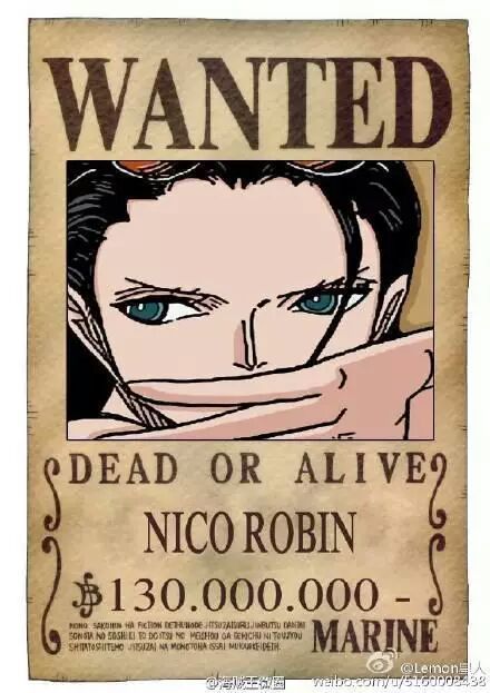 The New Straw Hat Pirates Wanted Posters. 