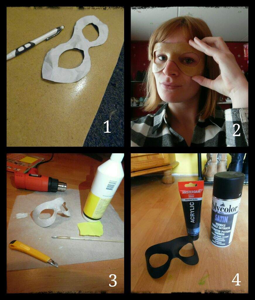 Harley mask tutorial | Cosplay Amino