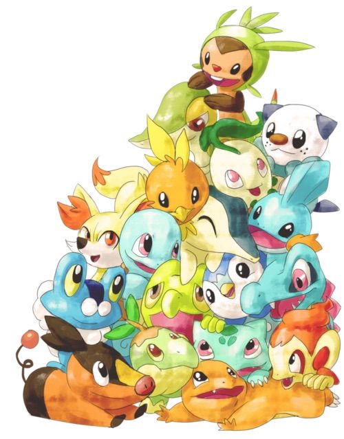 Starter Pokemon (gen 1-6) | Pokémon Amino