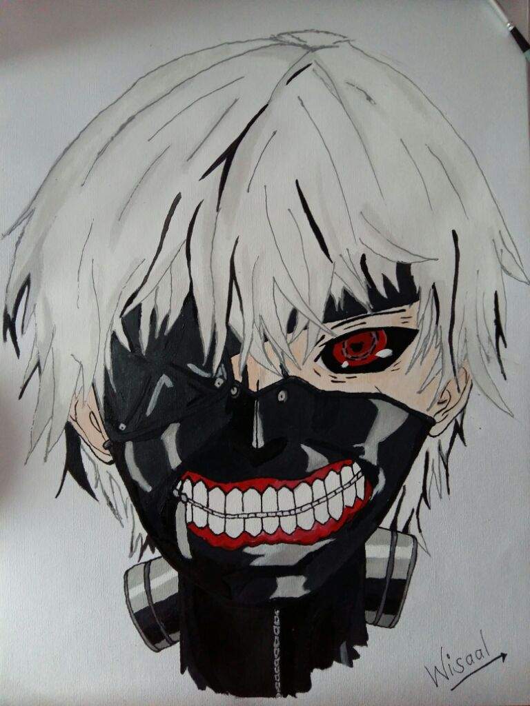 Art Kaneki Ken Painting Anime Amino