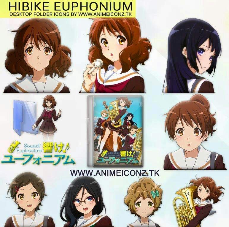 Hibike Euphonium And Ore Monogatari Folder Icons Anime Amino