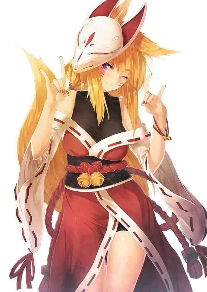 Anime Nine Tailed Fox Girl