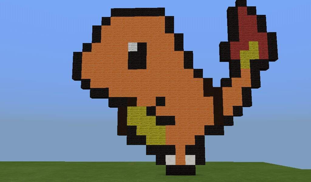 Charmander Pixel Art Hope You Like It Minecraft Amino
