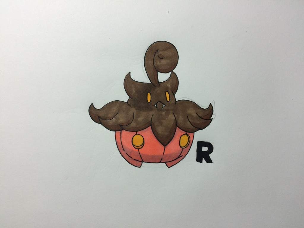 Pumpkaboo drawing tutorial Pokémon Amino