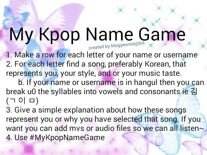 My Kpop Name Game | K-Pop Amino