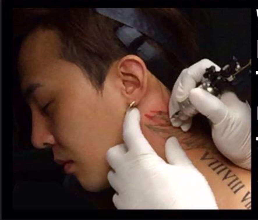 G-Dragon Tattoo Supports Those Suffering From AIDS - Koreaboo