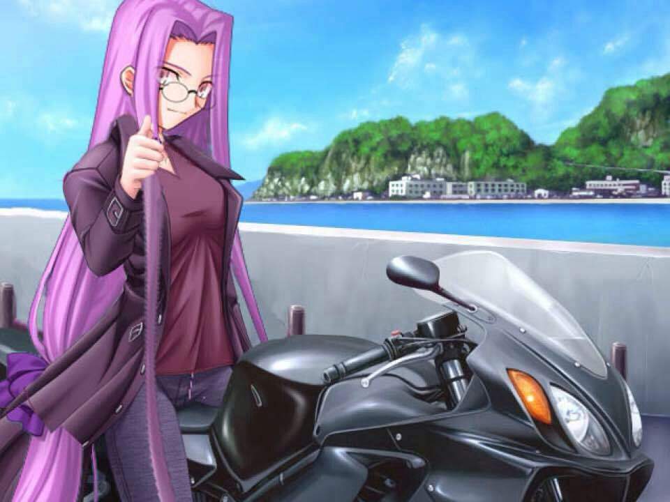 Rider. Фейт медуза Райдер на мотоцикле. Fate stay Night Rider арт в свитере. Фейт Райдер в свитере. Райдер персонаж из аниме.