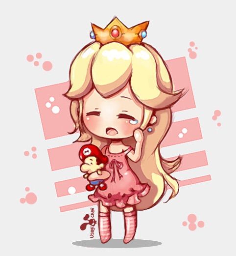 Anime Chibi Princess Peach