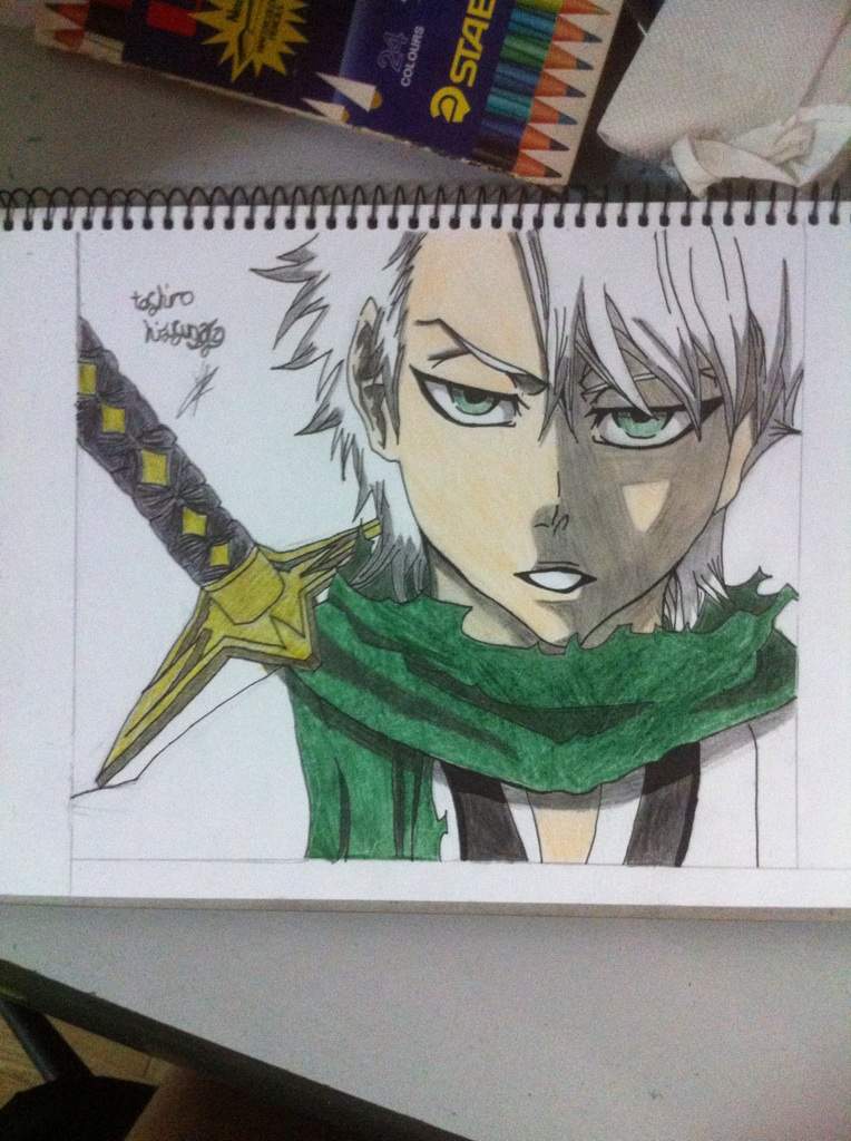 Toshiro hitsugaya (drawing) | Anime Amino